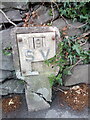 SH6167 : Damaged sluice valve marker on Bangor Road, Bethesda by Meirion
