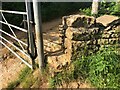 Stone Stile by Cricket Club gate, Sheepscombe GS1037