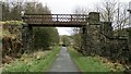 Footbridge over former Rochdale to Bacup Railway