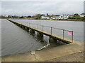 SZ0290 : Pier in Poole Park by Malc McDonald