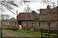 Boundary wall, Limpsfield Grange