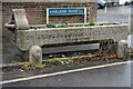 Former drinking fountain and cattle trough, Harland Road