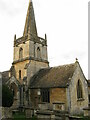 St Thomas a Becket church, Box, from SE