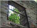 A window on the winding tower