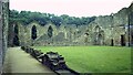 NZ2947 : Cloister at Finchale Priory by Sandy Gerrard