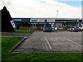 Shop parade on the Wrexham Industrial Estate