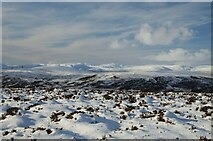 NC7413 : On the Summit of Cnoc an Lochan Duighe, Strath Brora, Sutherland by Andrew Tryon