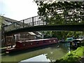 Canal footbridge in Jericho