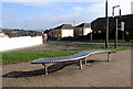 Bench at the junction of Sycamore Avenue and Greenway, Leymoor