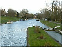 TL4559 : River Cam at Jesus Green by Alan Murray-Rust