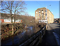 The River Colne at Tanyard Road, Milnsbridge