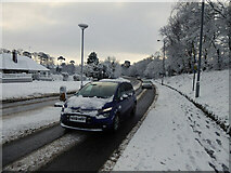 H4772 : Snow along Hospital Road, Campsie, Omagh by Kenneth  Allen
