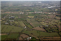 HS2 construction site near Burton Green from the air