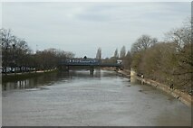 SE5952 : River Ouse and Scarborough Bridge by DS Pugh