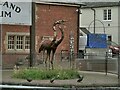 Bird sculptures at Powysland Museum