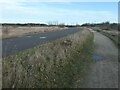 Tarmac cycle track and leisure path