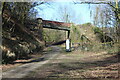 Snail Creep Bridge over cycle track