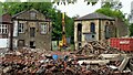 Demolition at former CWS Flannel Mill