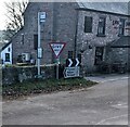 Bus stop near the Lion Inn, Trellech, Monmouthshire