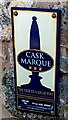 Cask Marque sign, Trellech, Monmouthshire