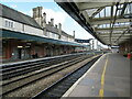 Shrewsbury station platforms looking North Westwards