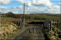 SD7018 : Farm Track on Lowe Hill by Chris Heaton