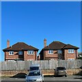 Houses adjacent to Crossfield car park