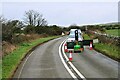 Roadworks on the A480 near Tyn L?n