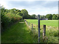 Footpath 82EG near Fen Place Mill