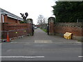 Entrance to North Walsham Cemetery