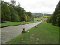 SK2670 : Chatsworth  Looking  down  the  cascade by Martin Dawes