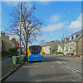 A bus stop on Chesterton High Street