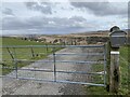 SN7108 : Gated farm entrance by Alan Hughes
