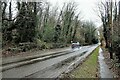 Church Hill (B2244) in the rain Sedlescombe