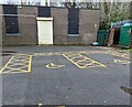 Yellow-marked parking area, Fairwater, Cwmbran