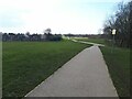 Cycle path across Alverthorpe Meadows