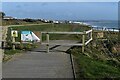 Diverted path at Rook Cliff