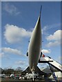 TQ0662 : Brooklands - Concorde - View from under nosecone by Rob Farrow