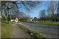 Path beside Wilmslow Road roundabout