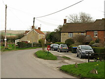 SU0168 : Blacklands crossroads, Calne Without, Wiltshire by Steve Roberts