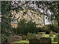 Blackland House (or Blackland Park) from churchyard of St Peter