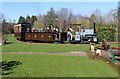 SK2406 : Statfold Barn - the garden railway by Chris Allen