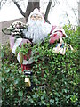 ST6364 : Santa is coming - through the hedge! by Neil Owen
