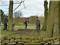 Teeing off at Queensbury Golf Club