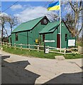 Ukrainian flag, Harescombe, Gloucestershire