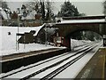 Kenley Station in the snow