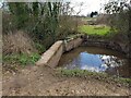 Sluice gate on stream near Cobhouse Farm