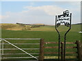 NT0639 : Wintermuir Farm sign by M J Richardson