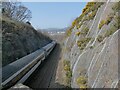 Railway cutting below West Broomhill Road