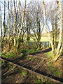 Footpath and disused railway line near Pontyates